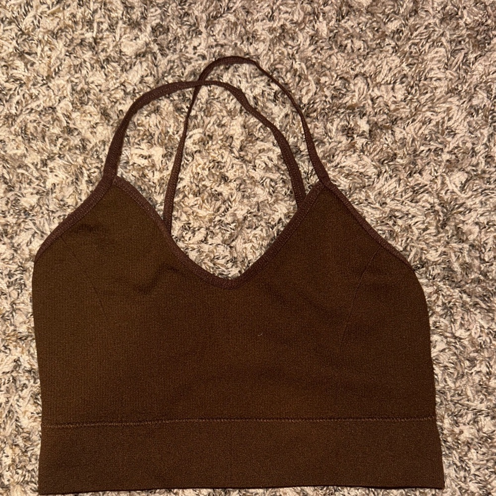Brown Women's Halter Bralette